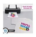 Siser EasyColor Pack 10 hojas Formato A4