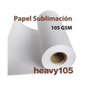 Papel Sublimación Heavy con adhesivo 105gsm