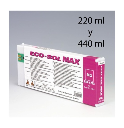 [000862] Cartucho EcoSol-MAX Magenta (220ml)
