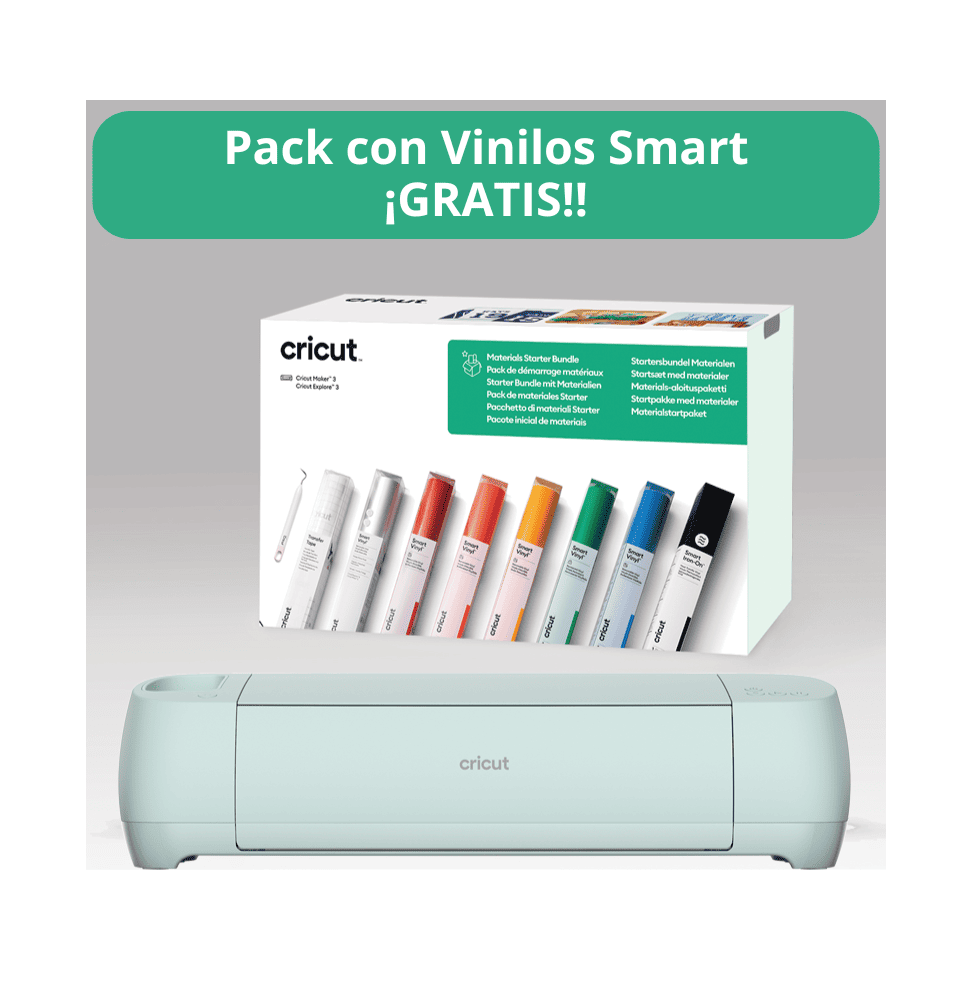 Cricut Explore 3 + Bundle de Vinilos Smart ¡GRATIS!