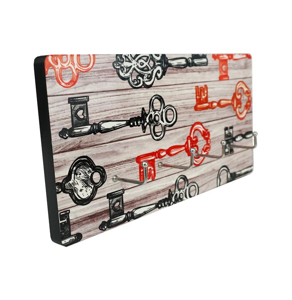 Colgador de llaves de madera