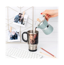 Taza de metal para el coche sublimable