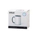 Taza cerámica Cricut color blanco y gris (1 ud)  425 ml