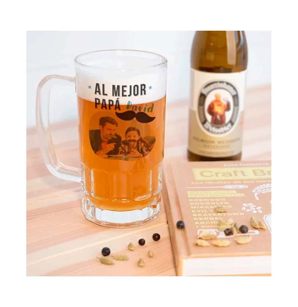 Jarra de cerveza cristal 22 Oz para sublimación