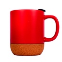 Taza cerámica con base de corcho 11oz