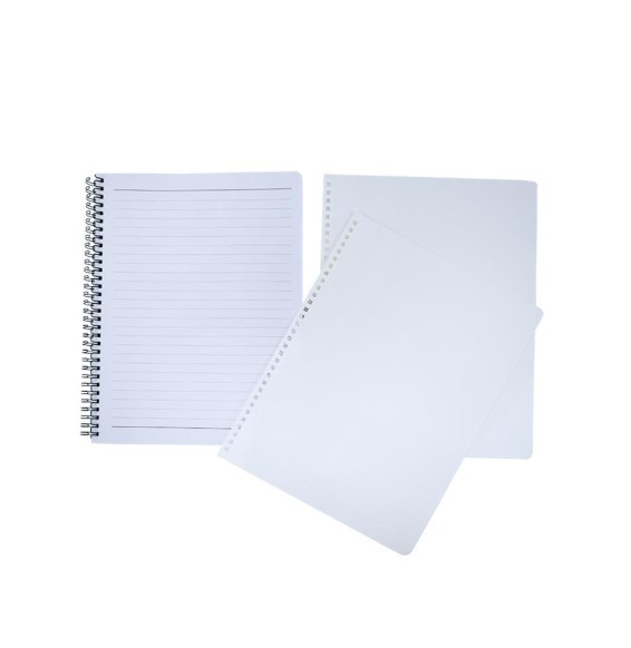 Cuaderno de anillas con tapas de plástico