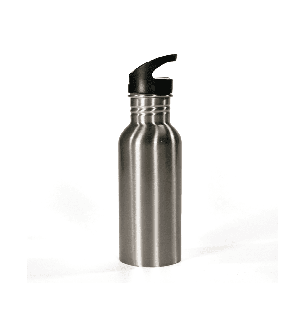 Botella portátil de acero inoxidable con boquilla 600ml