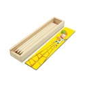 Estuche de madera con 8 lápices
