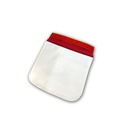 Solapa roja para mochila térmica niño sublimable