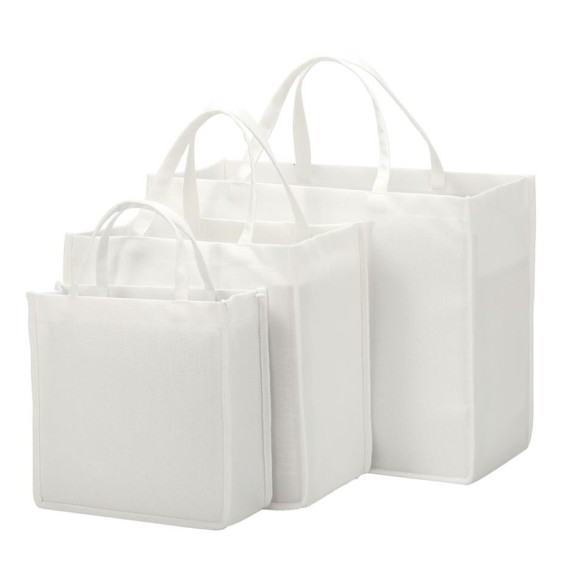 Tote bag de lino yute blanco