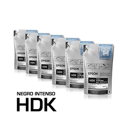 [002013] Tintas de sublimación Epson UltraChrome DS Negro HDK 1L