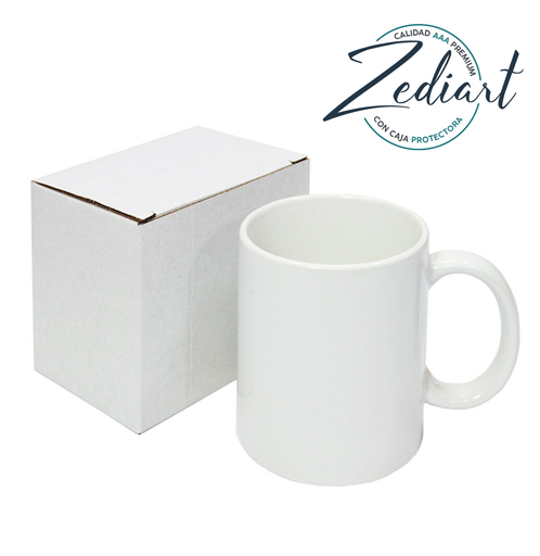 [000044] Taza para sublimación cerámica blanca AAA con caja
