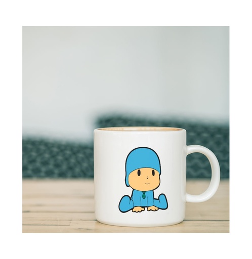 [008225] Taza cerámica de café para sublimación blanca 6 Oz