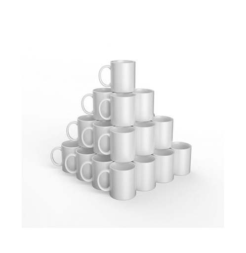 [012471] Pack de 36 tazas de cerámica blancas Cricut - 12 oz