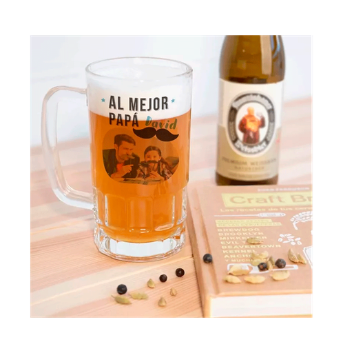 [010303] Jarra de cerveza cristal 22 Oz para sublimación