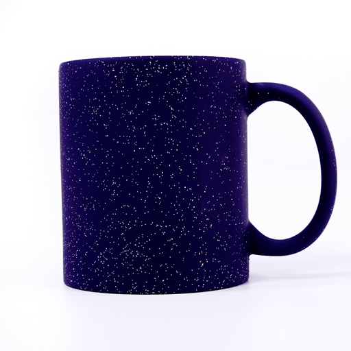 [013620] Taza cerámica mágica azul glitter + caja