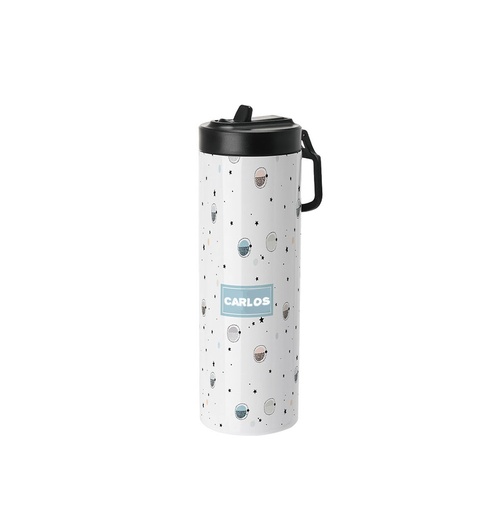 [014079] Vaso de acero inoxidable con tapa multifunción 20 Oz