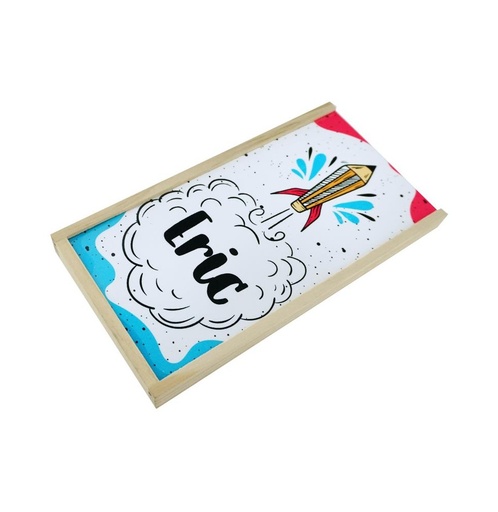 [007581] Estuche de madera con 12 lápices