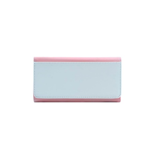 [004750] Cartera con monedero grande color rosa