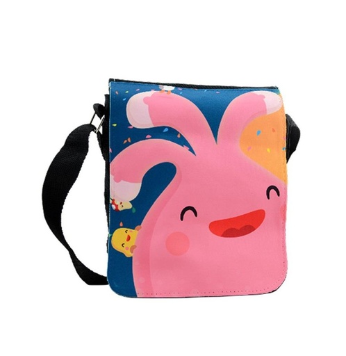 [012689] Bolso pequeño negro para sublimación