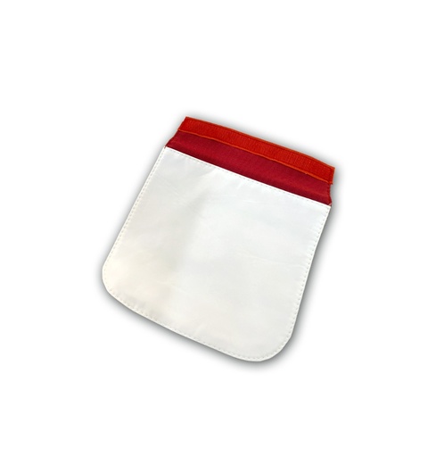 [013053] Solapa roja para mochila térmica niño sublimable