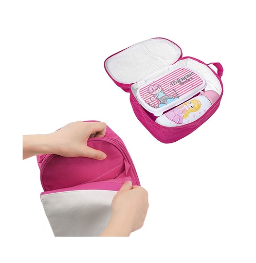 [013221] Solapa rosa para mochila térmica niño sublimable
