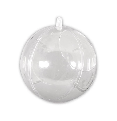 [002279] BOLA ACRÍLICA TRANSPARENTE 8CM