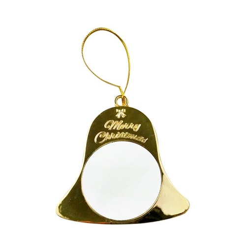 [006629] Campana navidad oro sublimacion