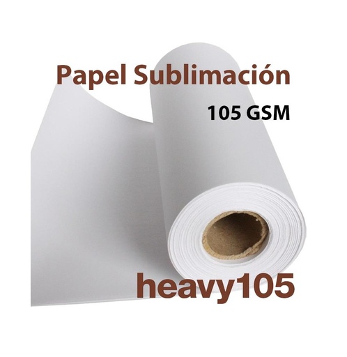 [012484] Papel Sublimación Heavy con adhesivo 105gsm