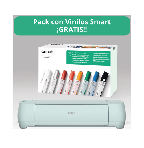 [012166] Cricut Explore 3 + Bundle de Vinilos Smart ¡GRATIS!