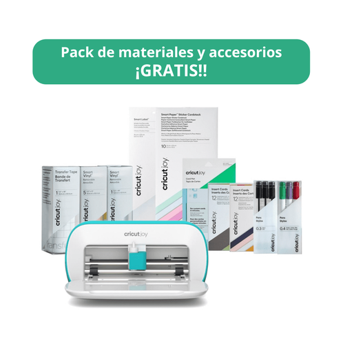 [014337] Pack Cricut Joy + Pack materiales Smart ¡GRATIS!