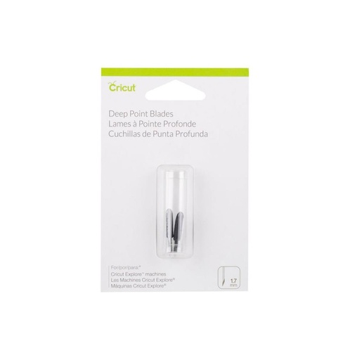 [001786] Cricut Cuchillas corte Profundo 2 uds